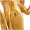 15&#x22; Gold Lizard Textured Climbing Sculpture